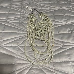 NWT Anna and Ava Multi Stranded Pear Necklace